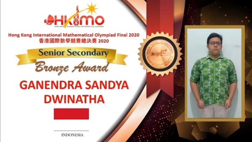 Siswa SMA Islam Al-Azhar BSD Raih Bronze Medal Pada Olimpiade Matematika HKIMO