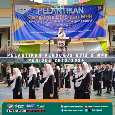 PELANTIKAN OSIS &amp; MPK PERIODE 2023/2024