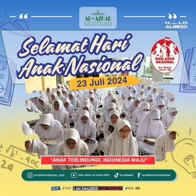 HARI ANAK NASIONAL 2024 : ANAK TERLINDUNGI, INDONESIA MAJU